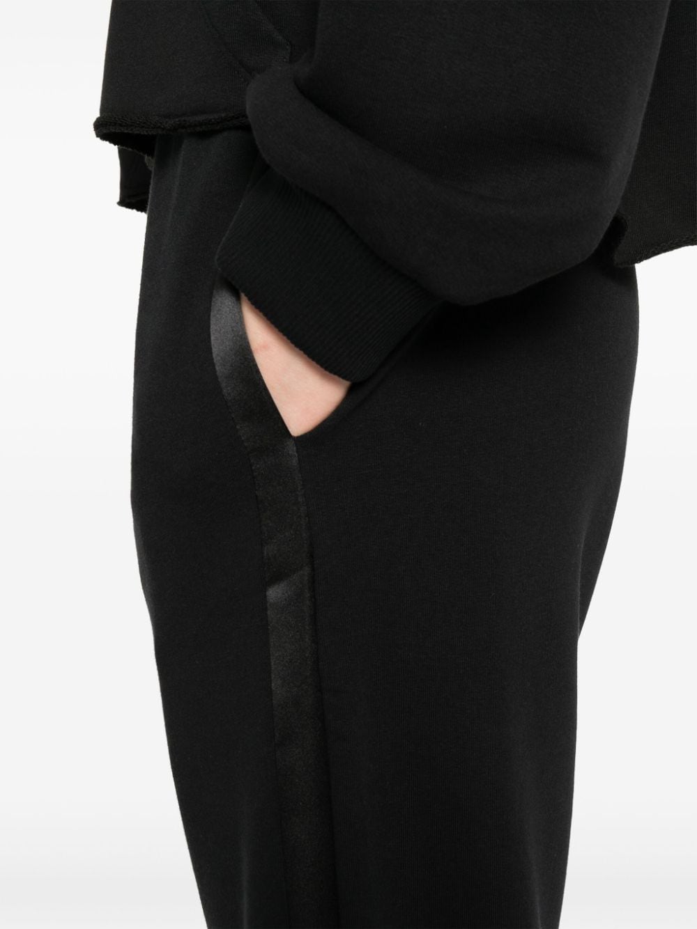パンツ MM6 MAISON MARGIELA Women Straight Pants S62MU0069M30018 962 Mm6 Maison Margiela Straight Pants Woman Black In Cotton
